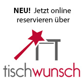 Online Reservierung über Tischwunsch