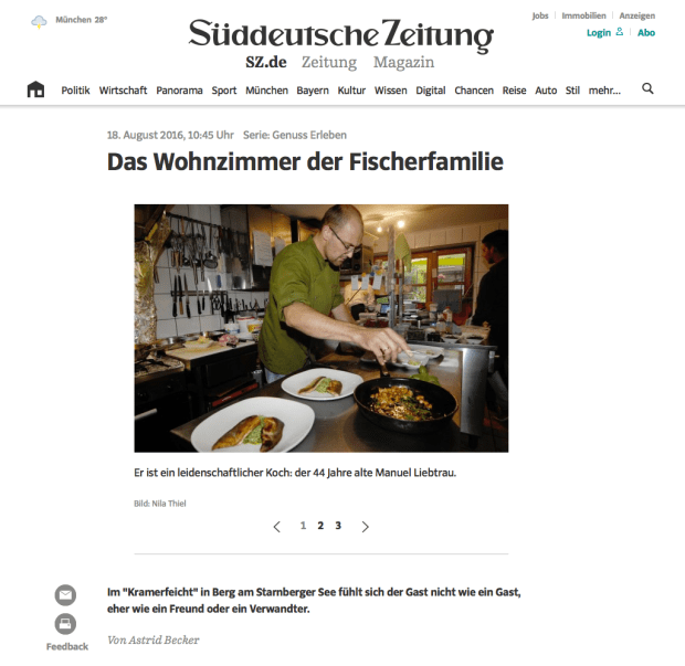 Artikel der Sueddeutschen Zeitung vom 18.08.2016