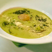 Basilikumsuppe